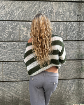 Louisa™ l Gestrickter gestreifter Pullover