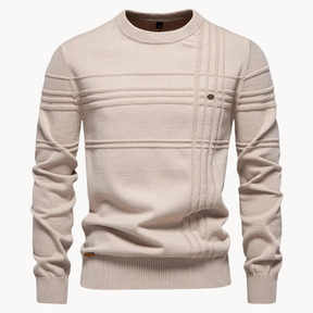 Heiko Zeitloser Pullover mit edlem Rautendesign