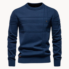 Heiko Zeitloser Pullover mit edlem Rautendesign