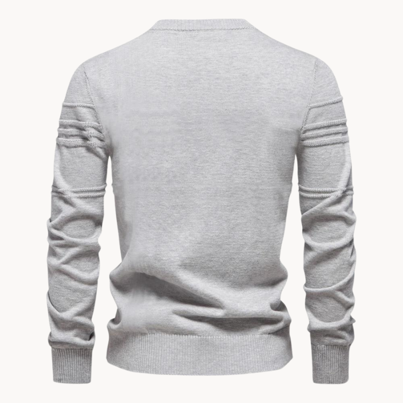 Heiko Zeitloser Pullover mit edlem Rautendesign