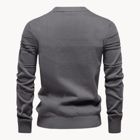 Heiko Zeitloser Pullover mit edlem Rautendesign