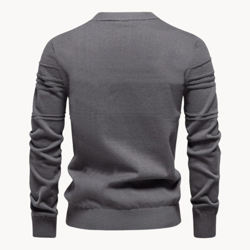 Heiko Zeitloser Pullover mit edlem Rautendesign