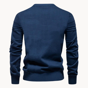 Heiko Zeitloser Pullover mit edlem Rautendesign