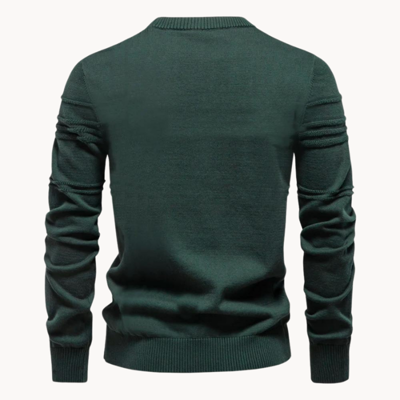 Heiko Zeitloser Pullover mit edlem Rautendesign